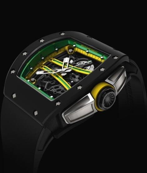 Richard Mille Replica Watch Black RM 61-01 Yohan Blake